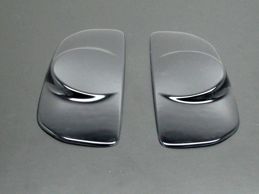 BRIGHTZ Smoked Tail Light Covers for Honda Hustler Fits MR 41 models MR31S/MR41S (SMO-REA-101) - MR31, MR41, R31, R41, 31,