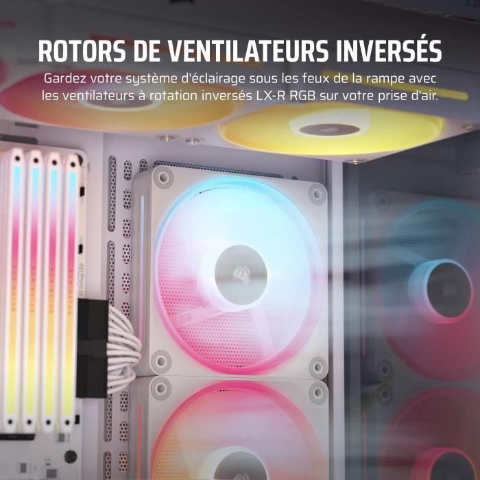 PC-Kühlung - CORSAIR - CO-9051053-WW - iCUE LINK LX120R RGB weiß Einzelner Lüfter