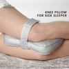 1pc Ergonomic Knee Pillow | Adjustable Strap & Washable Cover - Side Sleeper Support For Pregnancy/Office ,Lightweight Design