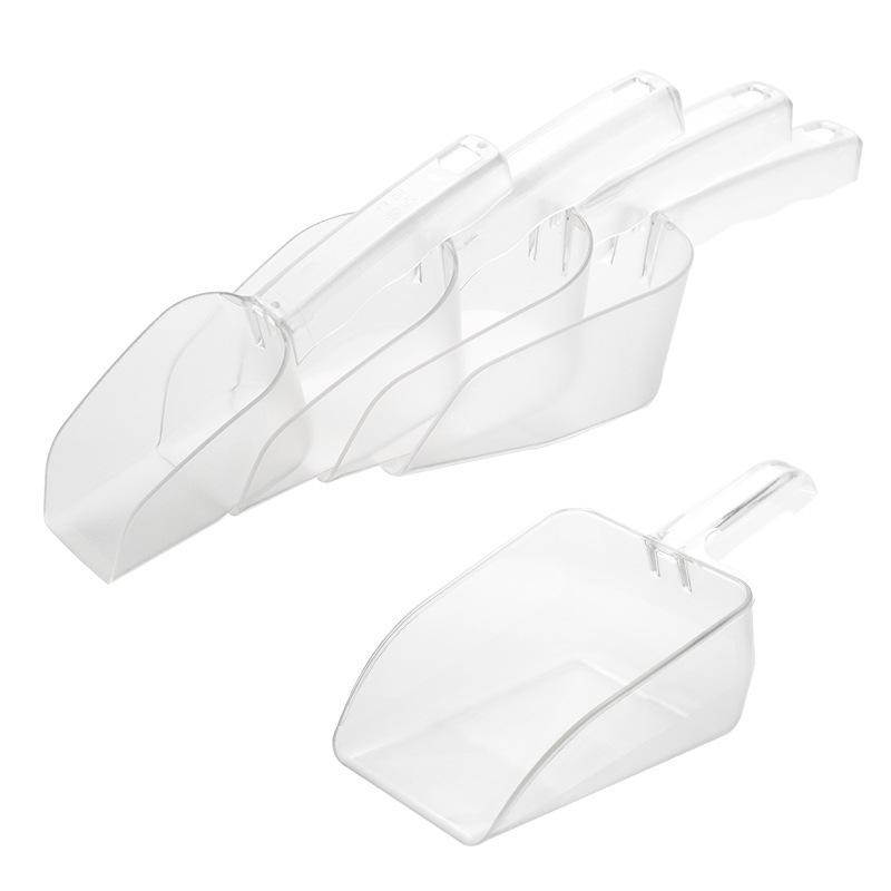 Thickened Plastic Multi-purpose Food Scoop for Ice, Popcorn, Flour, Rice, Feed, Dried Fruit, Tea, and Sugar.