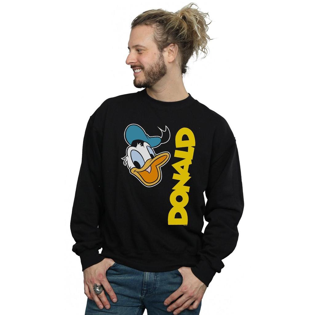 Disney Mens Donald Duck Greetings Sweatshirt