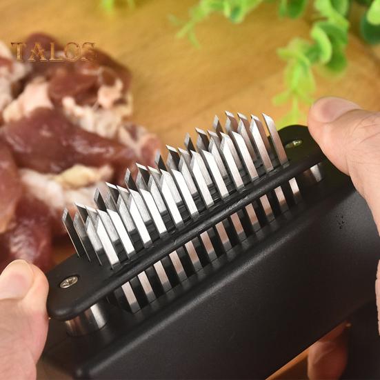 ხორცის გასაფხვიერებელი მოსახერხებელია დაზოგე მომზადების დრო კომპაქტური გამოსადეგი რესტორნის საჭმელის საჭრელი მექანიკური ხორცის გასაშლელი საყოფაცხოვრებო