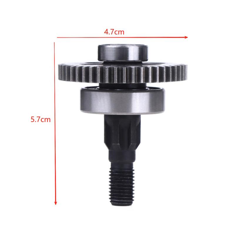 2Pcs Gear Parts For Lawn Mowers 47 Groove Lawn Mower Gears Incl Shaft Incl Pinion Set