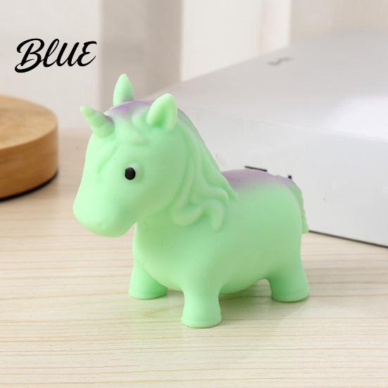 Squeeze Stress Ball Flour Filling Horse Toy Stretchy Slow Rebound Simulation Pony Fidget Soft Animal Shape Sensory Pinch Shaped