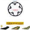 50T 52T 54T 56T 58T 60T Climbing Power Aluminum Zinc Zinc Alloy Crankset Chainwheel Chainring Plate 130BCD