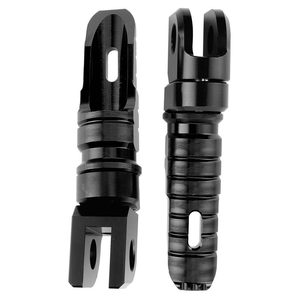 Pair of Front Foot Pegs Aluminum Alloy Pedals Fit for Kawasaki Ninja Z125 PRO Z250 SL Z400 Z900