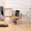Clear Makeup Brush Holder Dust-proof Waterproof Cosmetic Storage Box Multifunctional with Lid Desktop Storage Container