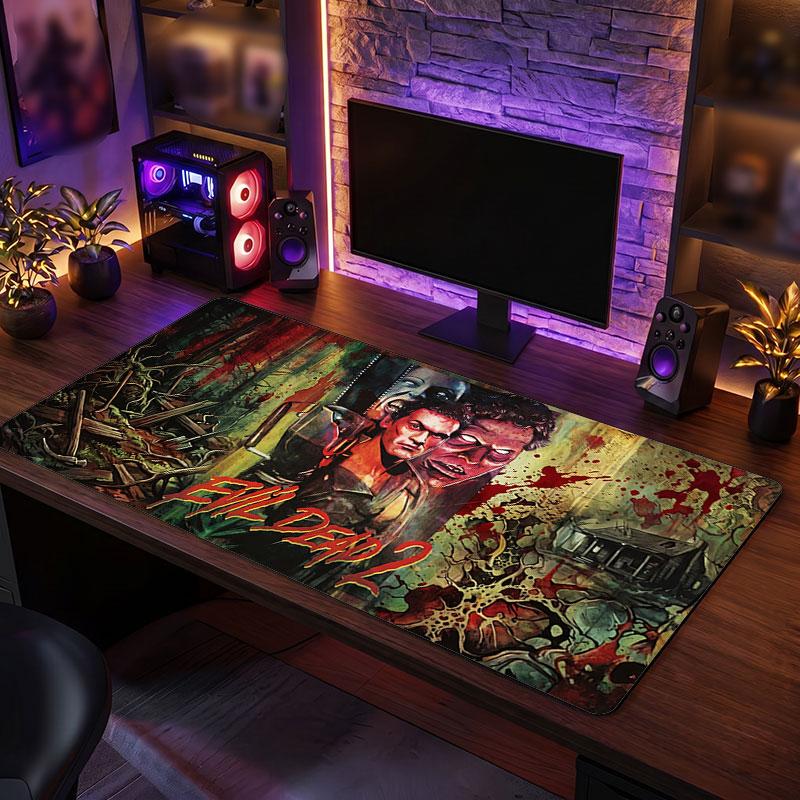 Big Mouse PadEvil Dead Ash Williams Extended Soft Desk Mat Gaming Office Computer Table Decor Mat