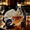 Generic,the Rum Edition 3d Octopus Bottle,Decanter,Whiskey Decanter,Deep Sea Decor Bottle, Hand-blown Glass Liquor Bottles,Art Collector Display