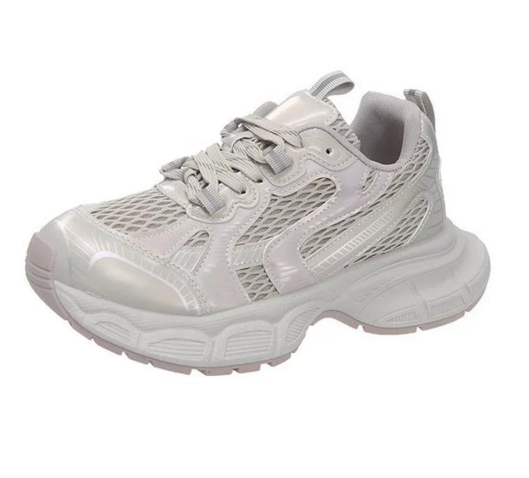 

Thick-soled lightweight and versatile dad shoes 2025 new women s spring popular soft-soled casual sports shoes women 40
