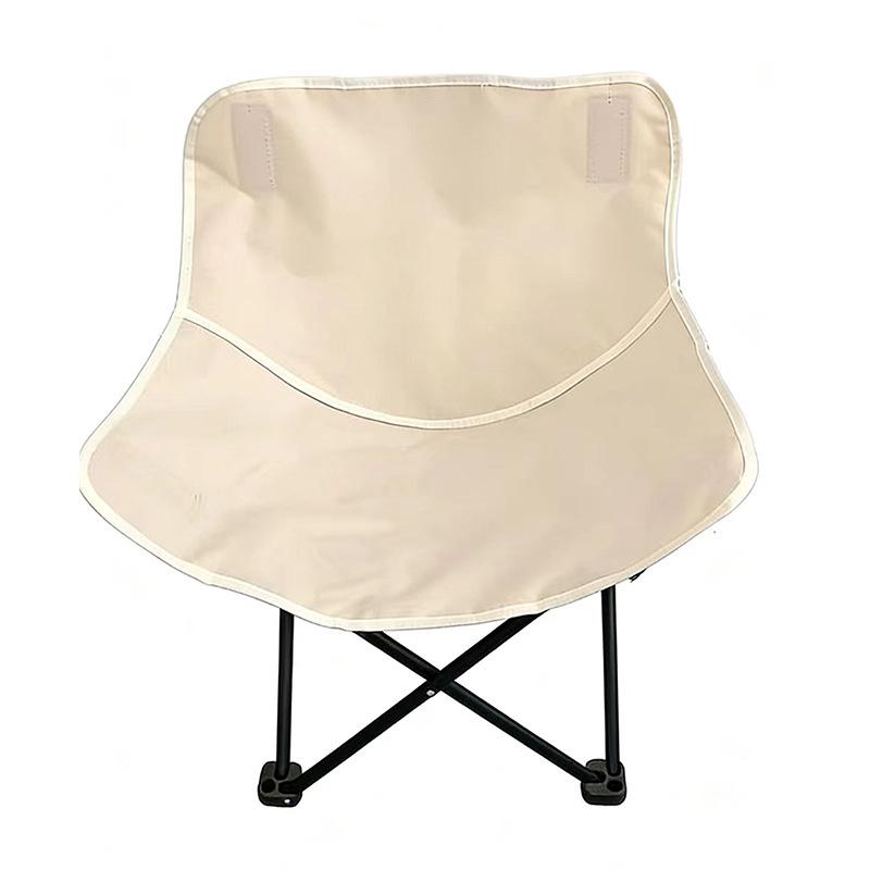 Portable Outdoor Metal Moon Chair for Camping and Picnics