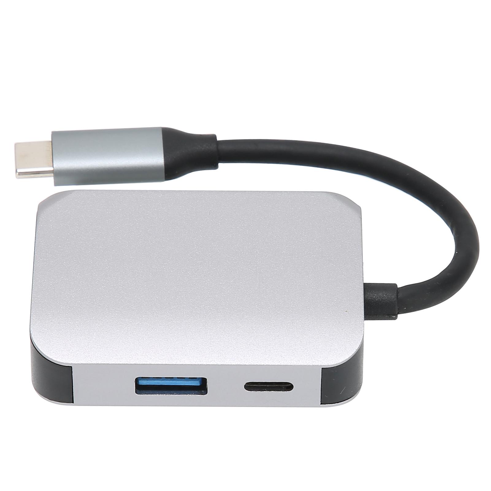 

3 in 1 Type‑C Docking Station Type‑C to HD Multimedia Interface USB 3.0 PD Adapter
