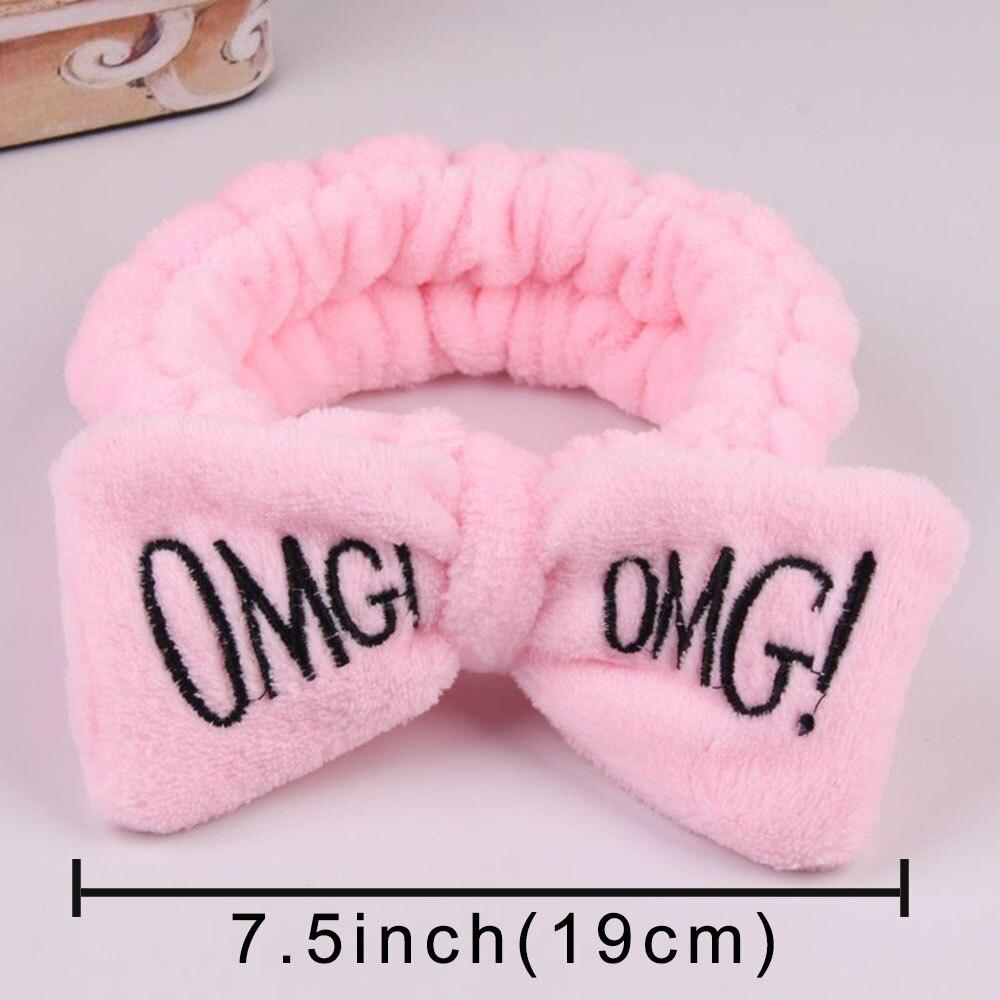 Beauty Hairbands OMG Letters Wash Face Headband Women's Bow Hairband Beauty Hairbands OMG Letters Wash Face Headband Women's Bow Hairband