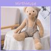 Teddy Trousers Suspender Bear Dress Rabbit Plush Toy Stuffed Doll Decoration