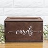 Wedding Card Box Wood Decoration Organizer for Anniversary Birthday Ceremony