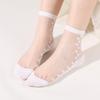 Women's Spring and Summer Fashion Breathable Transparent Crystal Silk Stockings