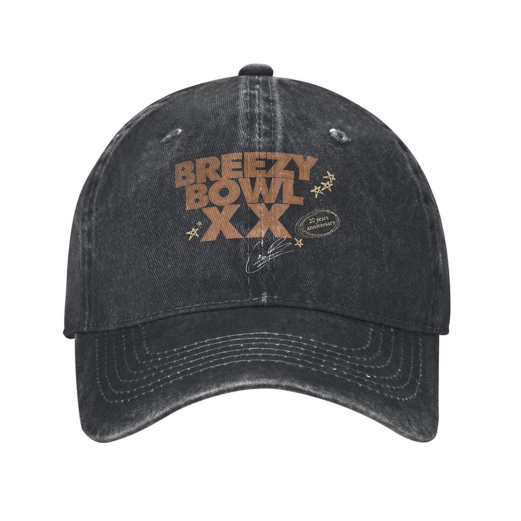 Rapper Chris Brown Breezy Bowl XX Tour Baseball Caps Men Women Distressed Denim Headwear  Outdoor Adjustable Caps Hat