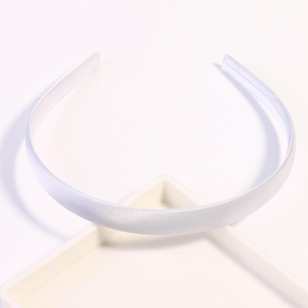 1.5CM Candy Color Satin-Fabric Wrapped Plastic Headband - DIY Hair Accessory