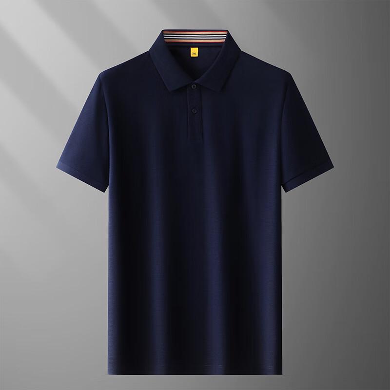 Мужская летняя свободная рубашка-поло большого размера 6XL