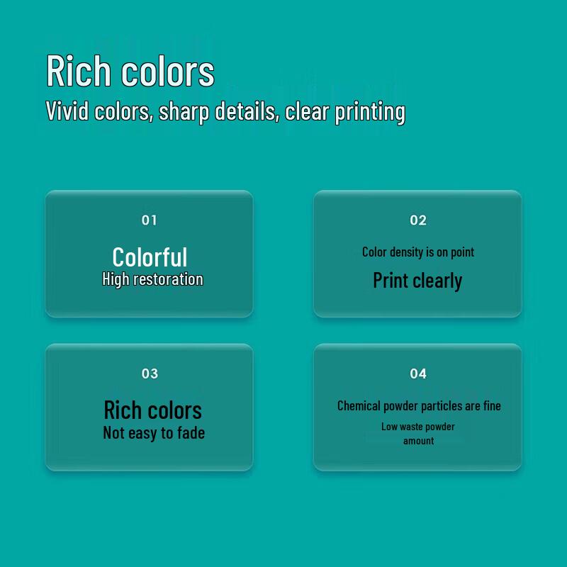 Deli Original XT67 Toner Cartridge Four-Color Set