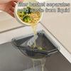 Magnetic Triangle Drain Basket Kitchen Sink Filter for Household Food Residue Leftovers and Kitchen Vegetable Fruit Waste