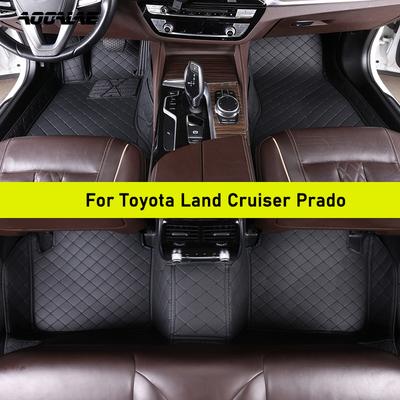 Car Floor Mats For Toyota Land Cruiser Prado Auto Carpets Foot Coche Accessorie