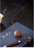 Purple Clay Golden Toad Incense Burner: Zen Desktop Aromatherapy Holder for Home