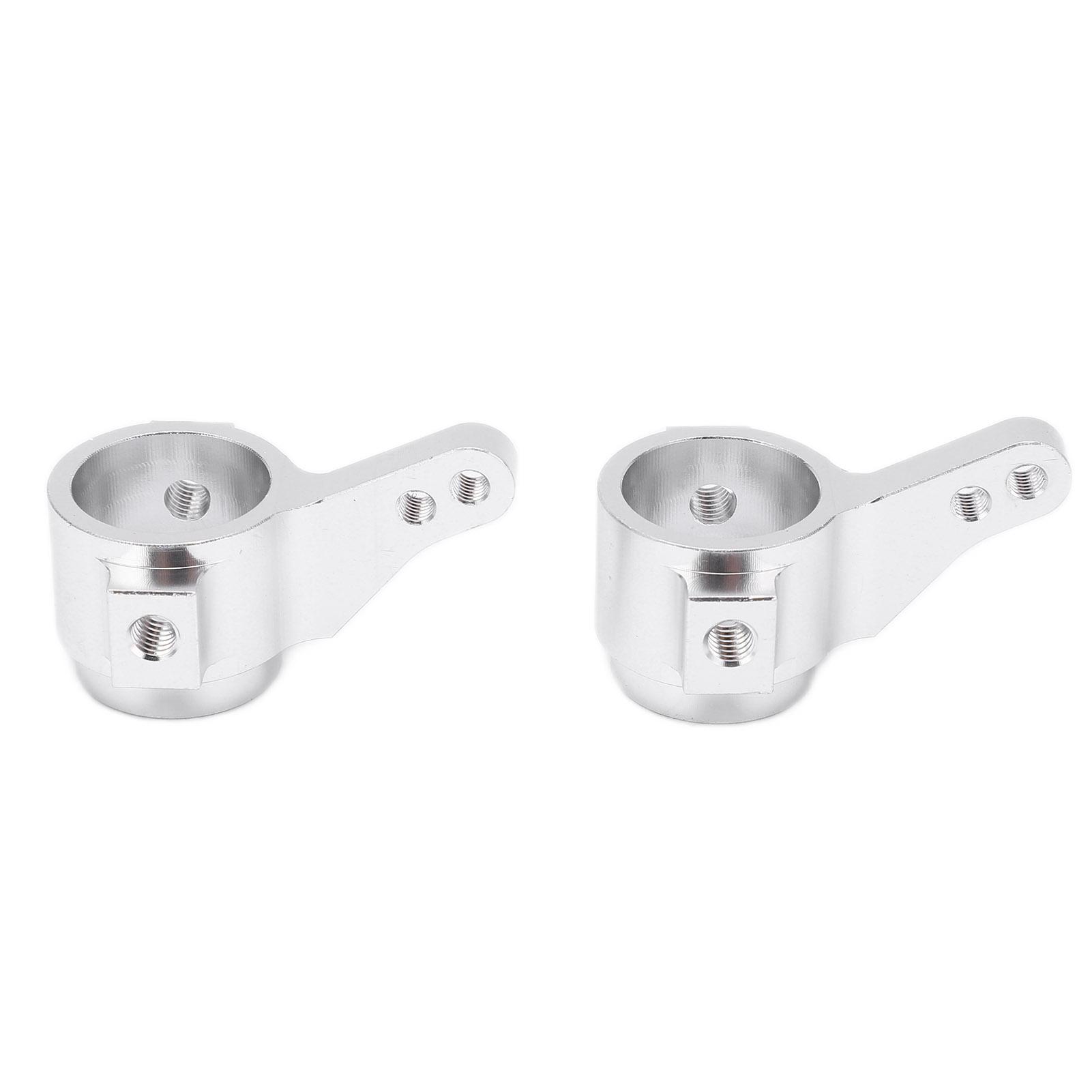 

2Pcs Steering Cups Aluminum Alloy RC Car Replacement Parts Accessories for TAMIYA CC01Silver