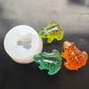 Flexible Harzform Froschform Verzierung Formen Einfach zu lösend Silikonstruktur für Epoxid-Bastelarbeiten Kreative Wanddekorationen