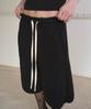 Uallong Cotton Bermuda Easy Shorts - Black