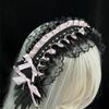 Elegant Bowknot Headband Women Hair Jewelry Fabric Texture Hair Accessories for Weddings Parties and Evening Event
