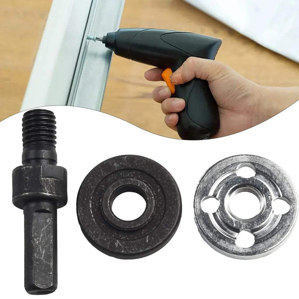 Steel Connecting Electric Drill To Angle Grinder Drill bit grinder Connecting Rod Adapter Accessory Polishing Surfaces Cavities