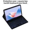 Leather Keyboard Case for Lenovo Tab K11 45 Plus 2024 Bluetooth Keyboard Cover TB352FU