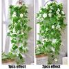 Artificial Flower Rattan Fake Plant Vine Decoration Wall Hanging Roses Flowers For Home Wed Party Interior Outdoor Decoration