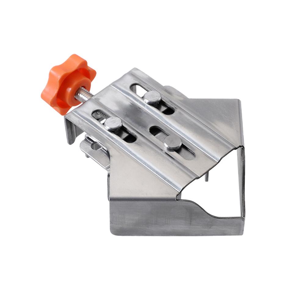 90 Degree Right Angle Clamp 2/4PCS Stainless Steel Carpenter Splicing Quick Clamp Locator Fixed Frame Clamp Woodworking Tools