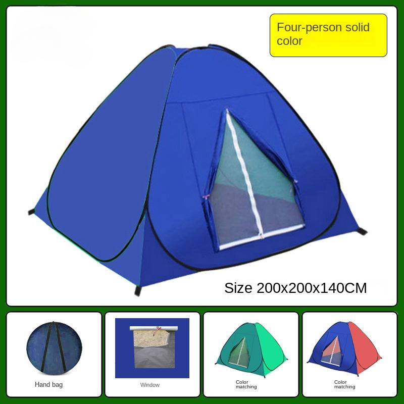 Outdoor Building-Free Dressing Tent Automatic Quick Unfolding Outdoor Tent Sun-Proof Rainproof Camping Tent
