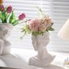 Silicone Vase Molds Succulent Planter Mold Human Head Shape Silicone Flowerpot Mold Suitable for Crafting Vase Planter