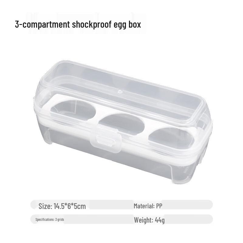 Portable Camping Egg Holder with Tray 10 Count