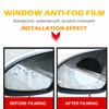 4Pcs Car Side Rearview Mirror Waterproof Anti-Fog Film Side Window Glass Film Rainproof Anti-Glare Protective Films Car Sticker Protective Accessories