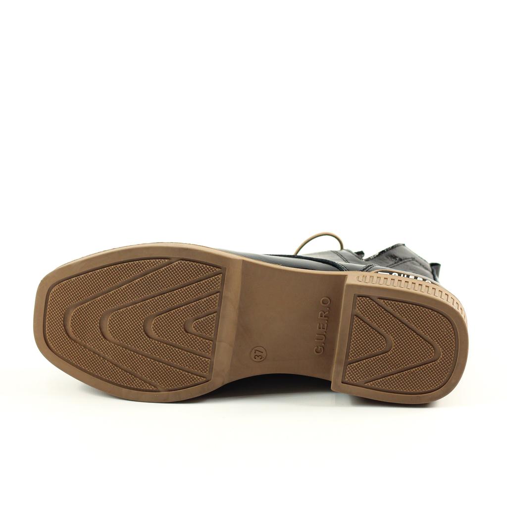 Guero Lacklederstiefel 146704 36 Schwarzbraun demi