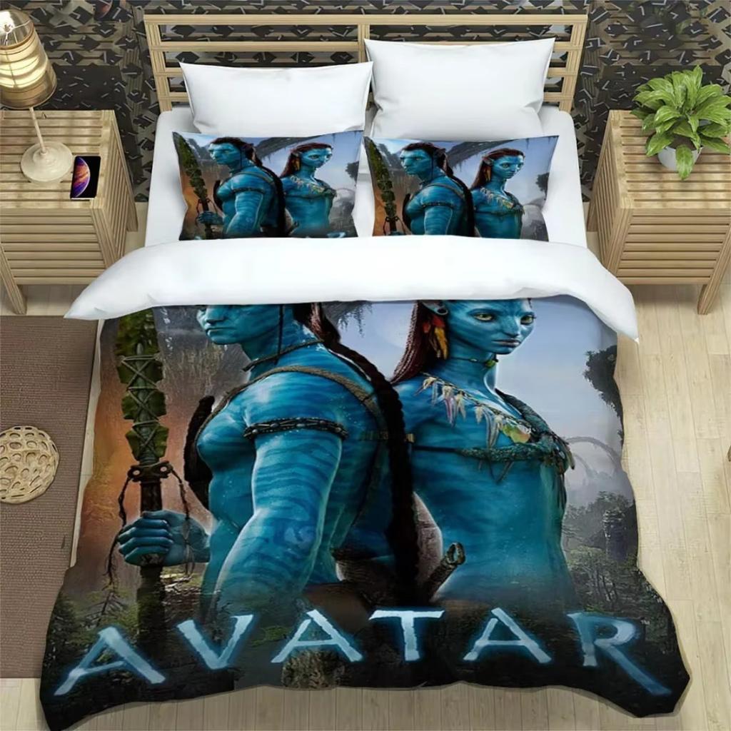 Movie Avatar Duvet Cover The Way of Water Bedding Sets Supplies Set Duvet Cover Bed Comforter Set