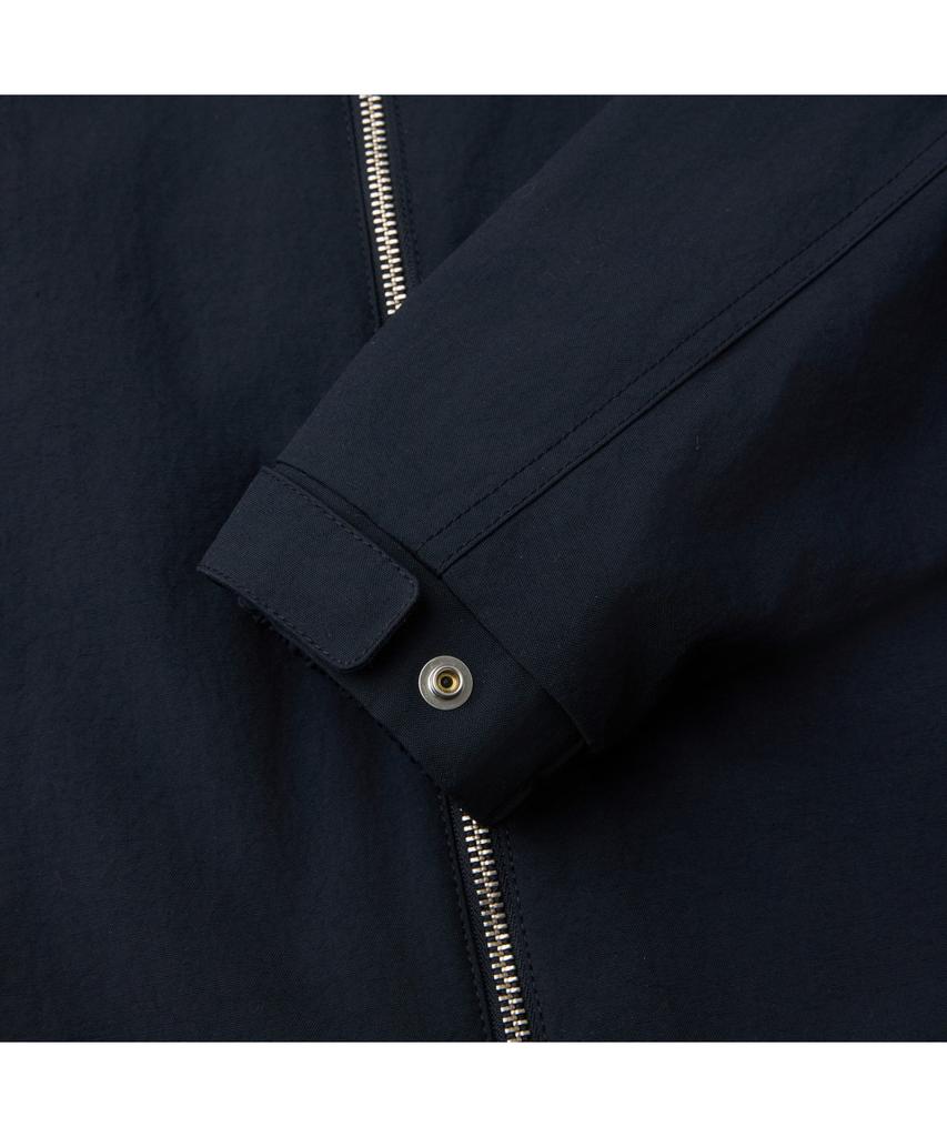 Customellow Navy Hooded Jacket C9Uam26114Nyx