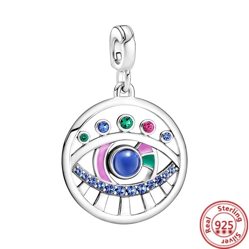 Me Ring S925 Sterling Silber Perle Runder Verbinder Charm Doppelarmreif Passend für Original Me Gliederkette Armband Schmuck