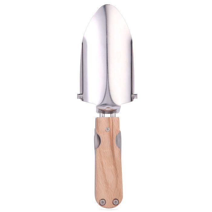 Kikkerland Multifunctional Gardening Shovel - Gardening Tool - Green - 5 Tools In 1