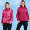 Women's Reversible Spring/Autumn Hooded Windbreaker Jacket for Mountaineering