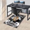 1pc Sons of Anarchy Themed Office Carpet Chair Mats - Durable Polyester Rug for Home Theater, Office, Dorm Room Decor - tA85
