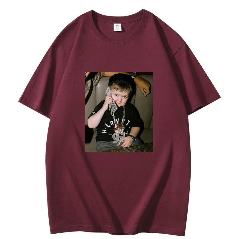 Men Tees Shirts Fasiom Funny Streetwear Tops Hasbulla Fighting T Shirt Russia Classic Mini Khabib Blogger Graphic Women T-shirts