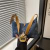 Cute Printed Contrasting Color Underarm Bag Fashionable Versatile Women's Messenger Bag Light Luxury Texture Portable Shoulder Bag High Value