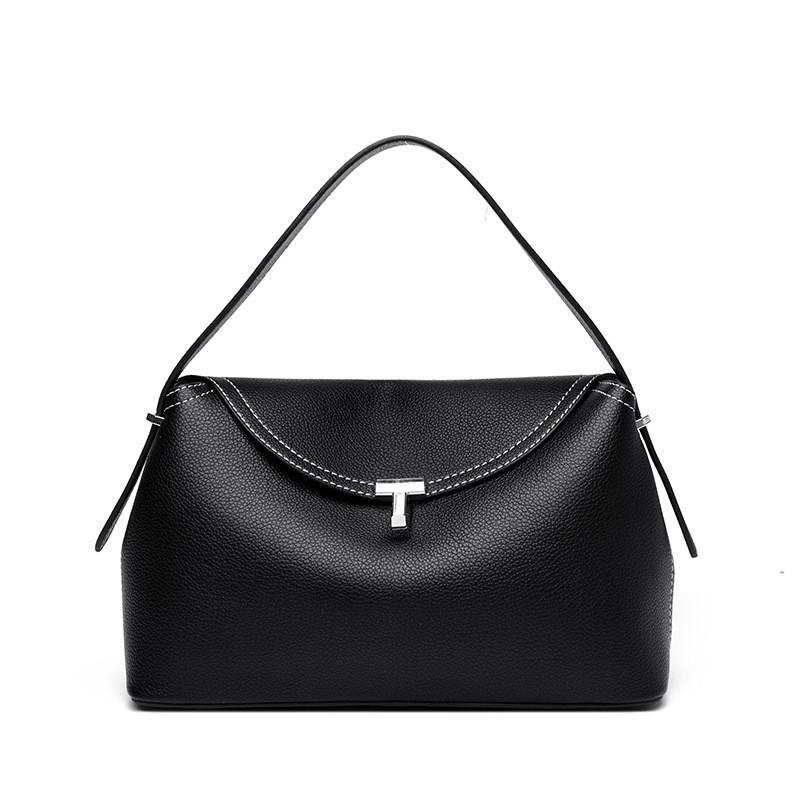 Stylish Vintage-Inspired PU Tote Bag Women Large Capacity Minimalist Commuter Shoulder In Neutral Bold Colors