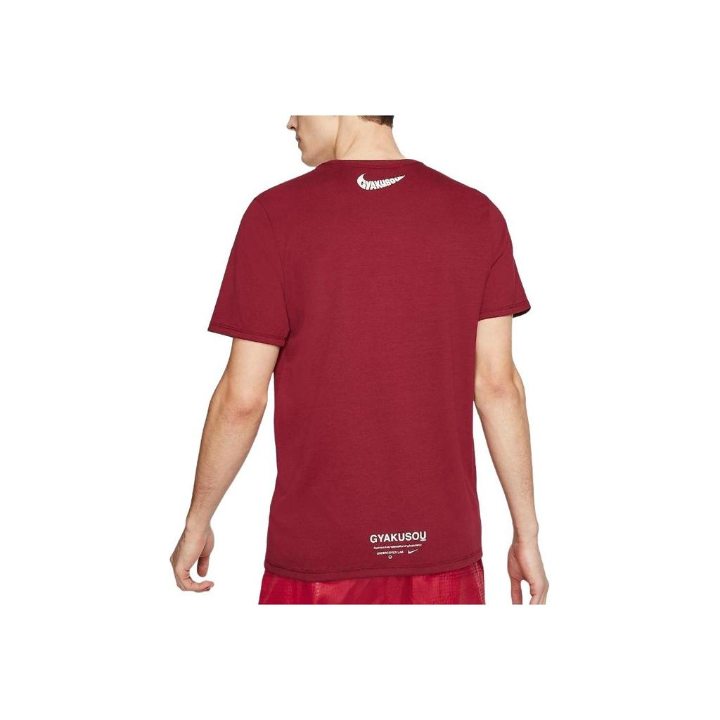 New Nike Running T Shirt Men's Red CU4385-677